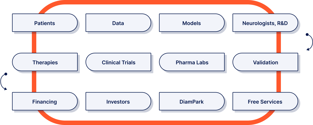 Scheme of Diampark's Mission